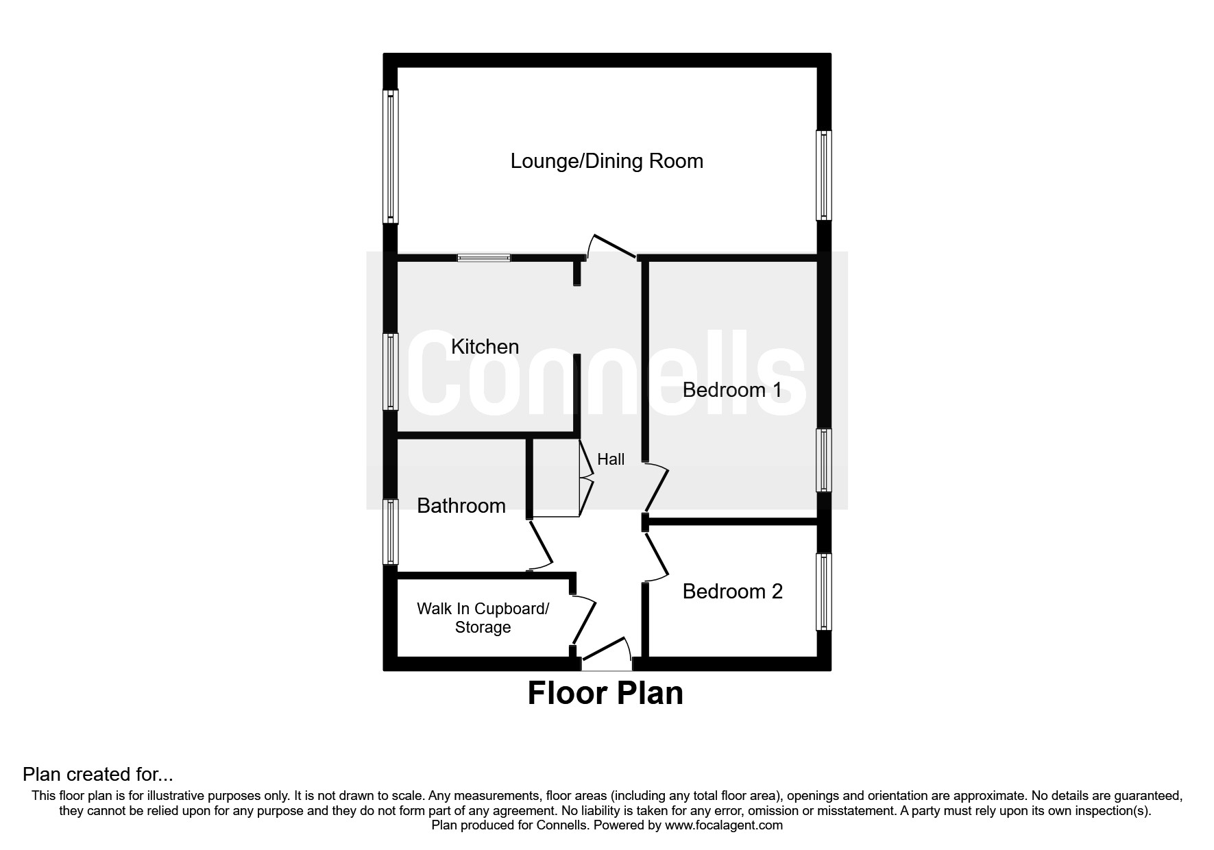 2 Bedrooms Flat for sale in Byrd Road, Crawley RH11