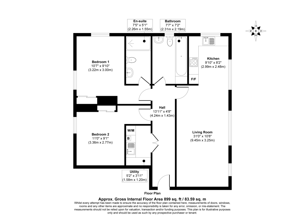 5, Barony Grove, Glasgow floorplan