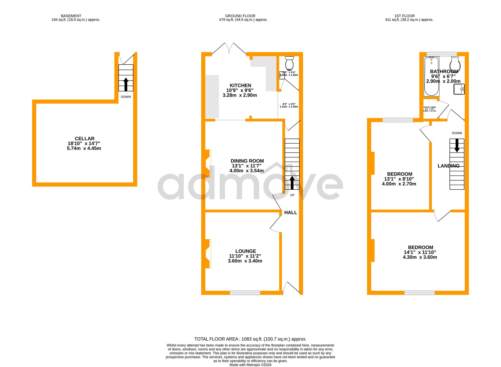 15 Navigation Road, Altrincham floorplan