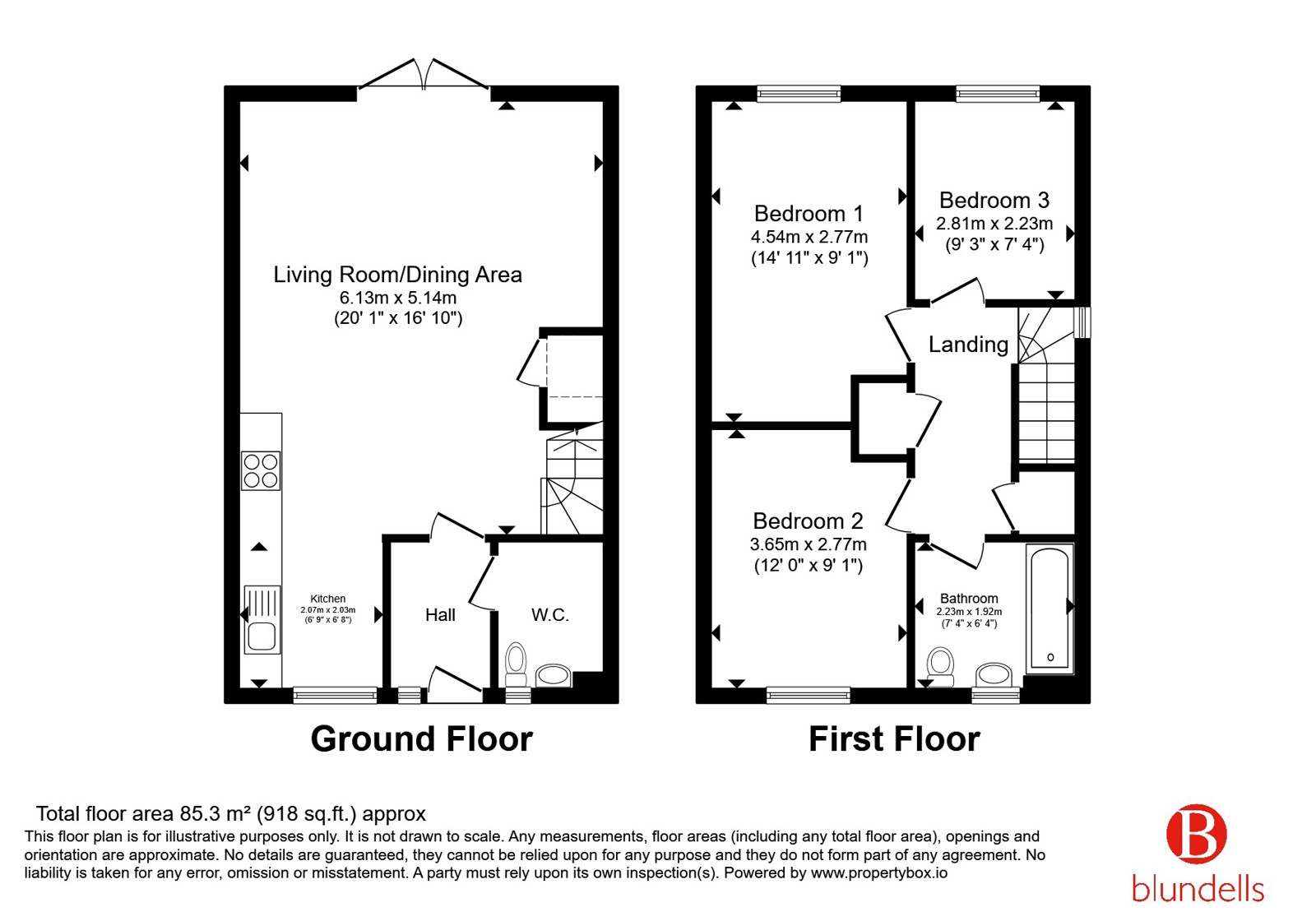6, Magpie Way, Derbyshire floorplan