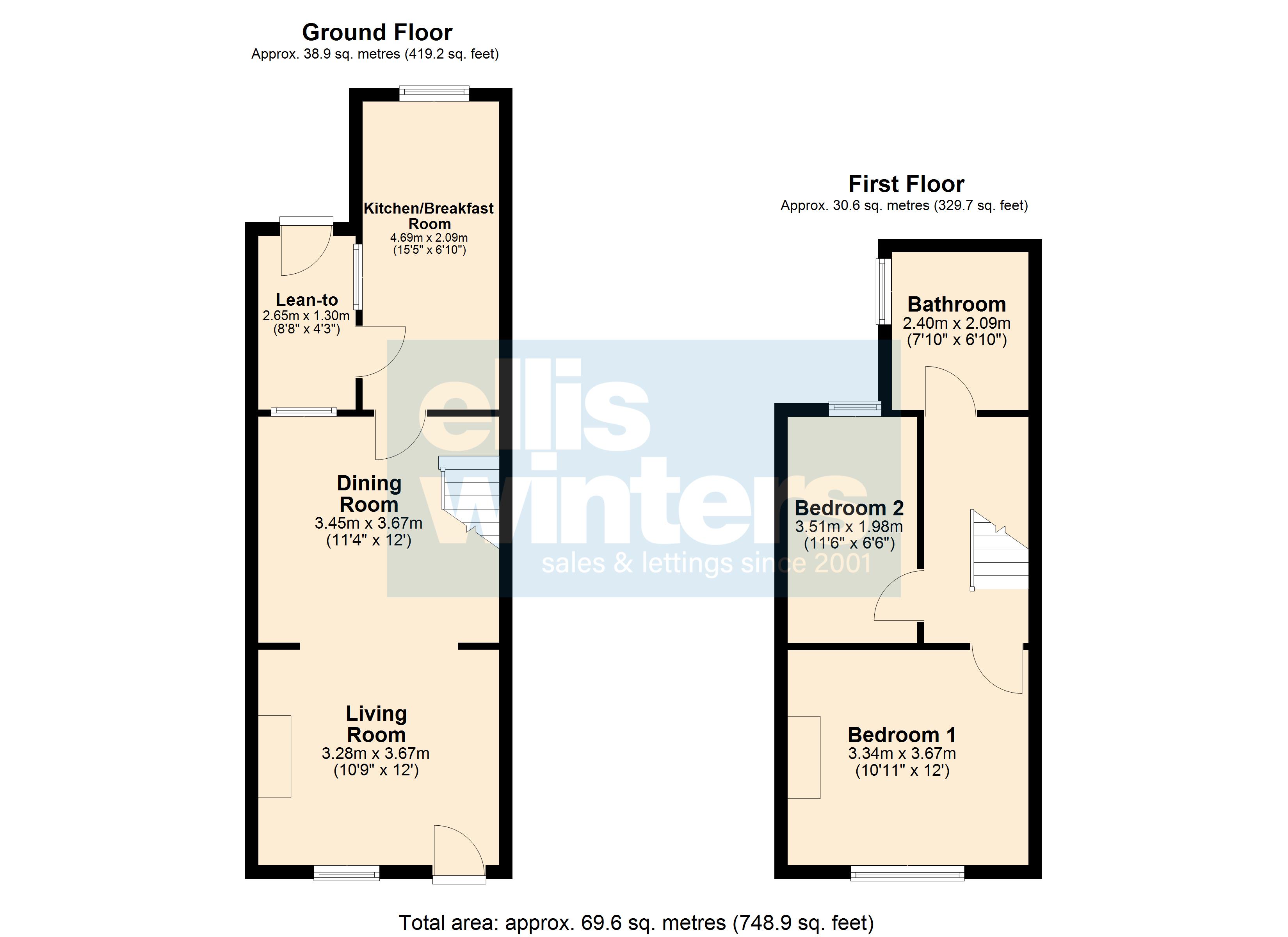 12, Burnsfield Street, Chatteris floorplan