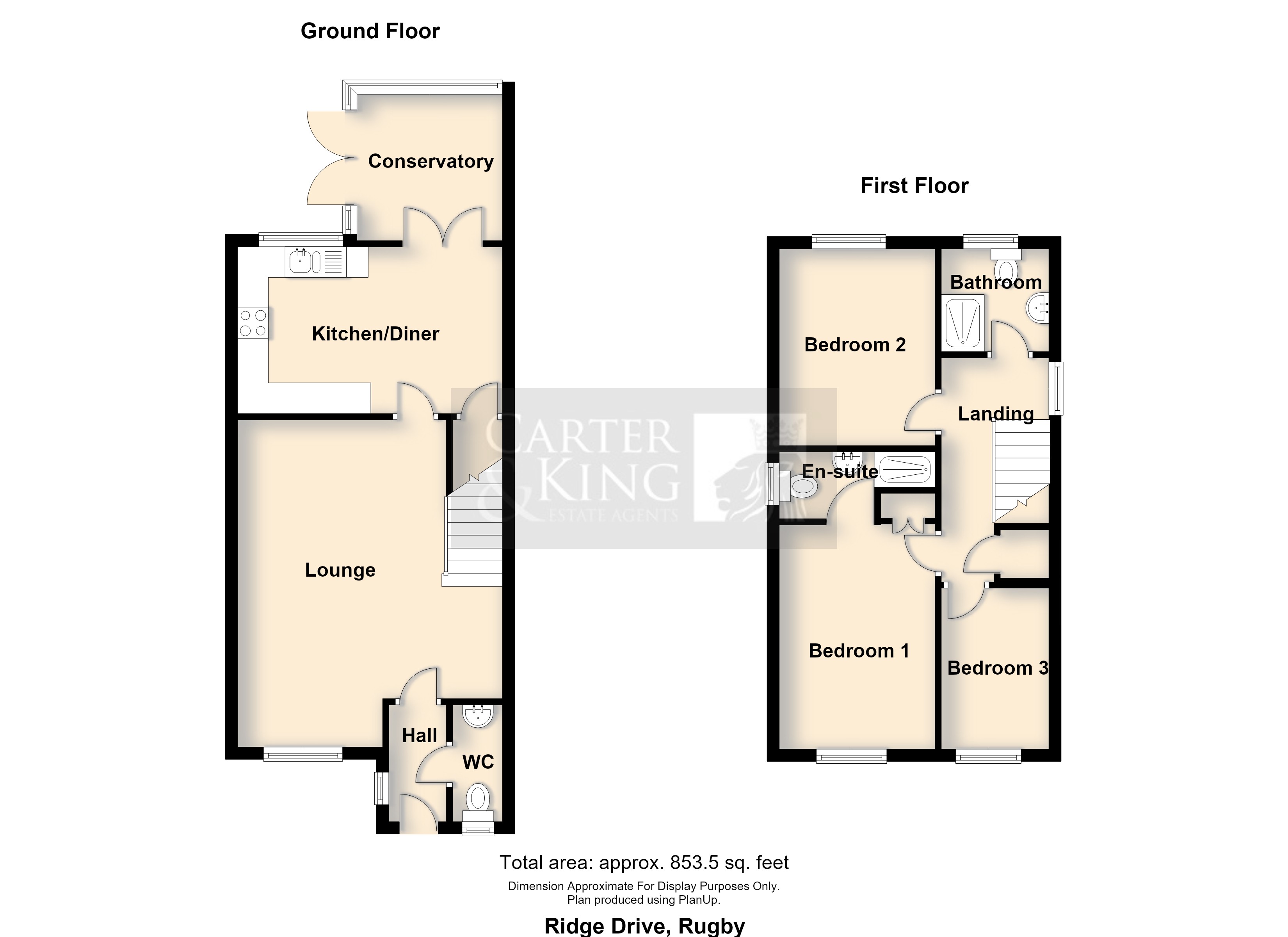 Ridge Drive, Rugby floorplan