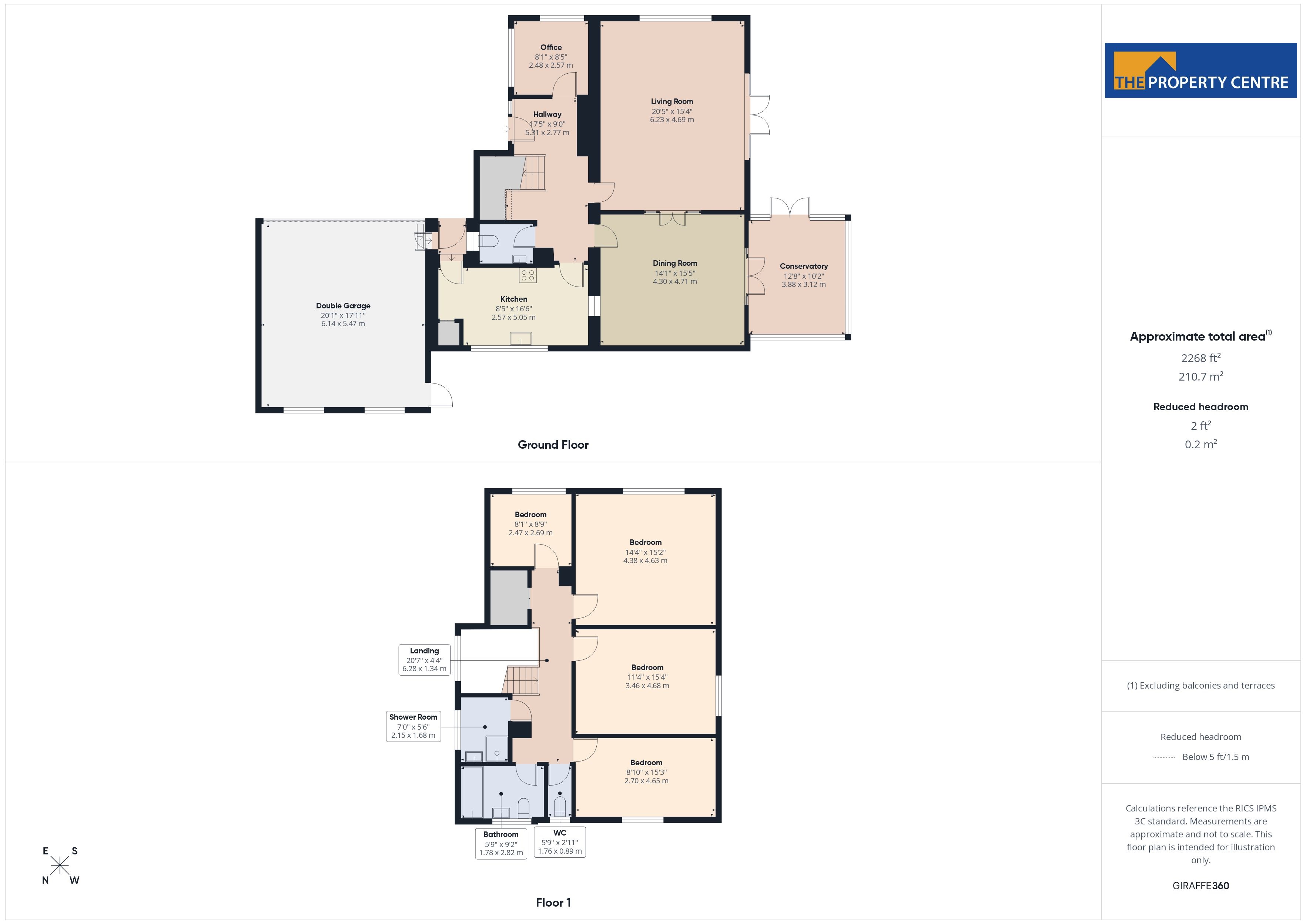 1, Bournside Road, Gloucestershire floorplan