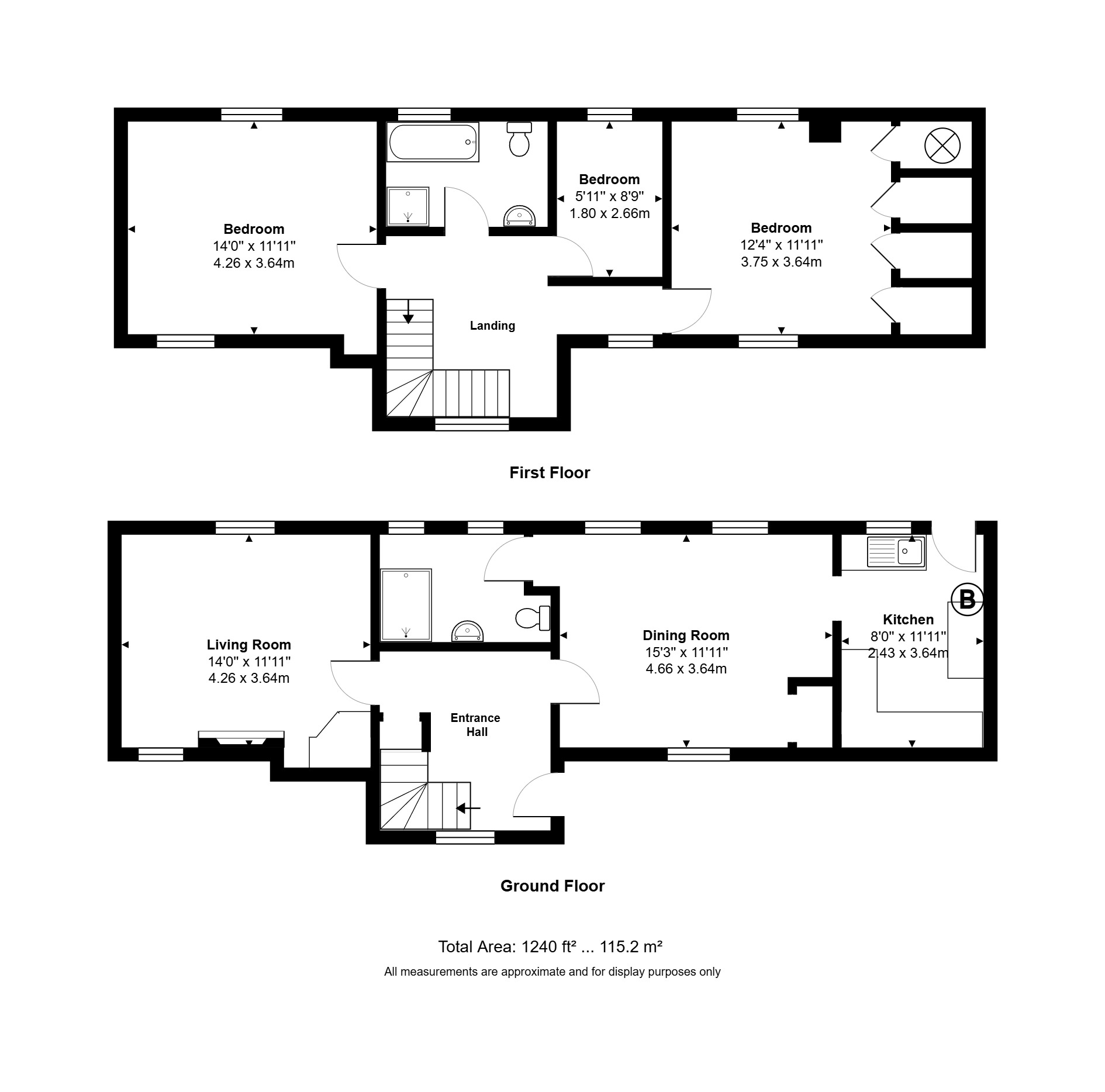 54A, Norcot Road, Reading floorplan