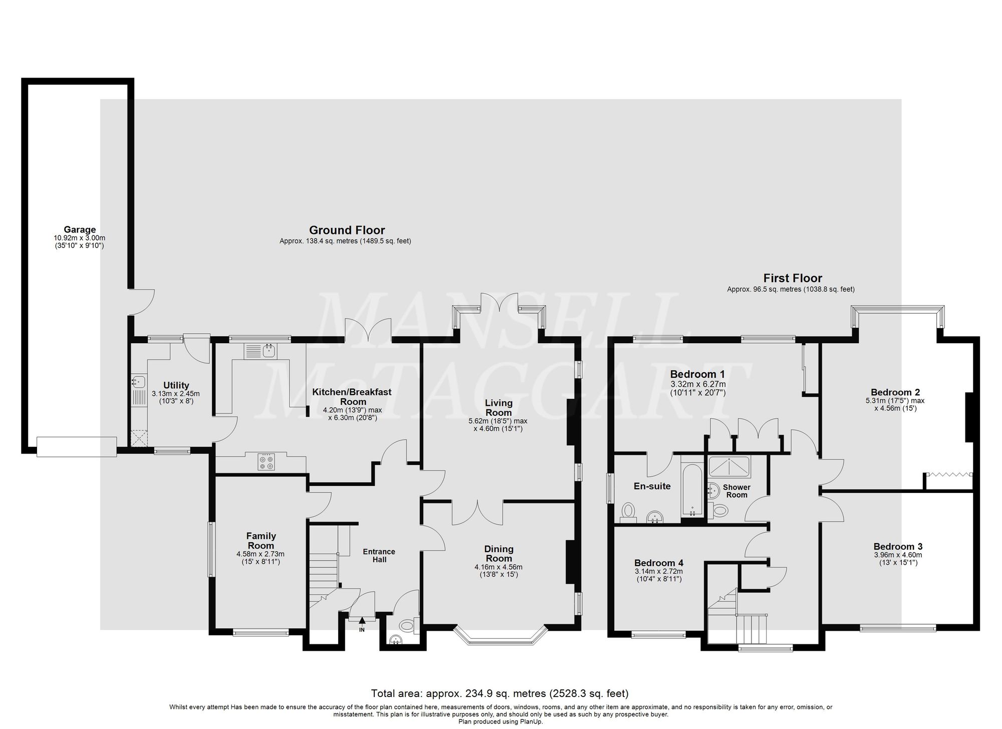 220 Holtye Road, East Grinstead floorplan