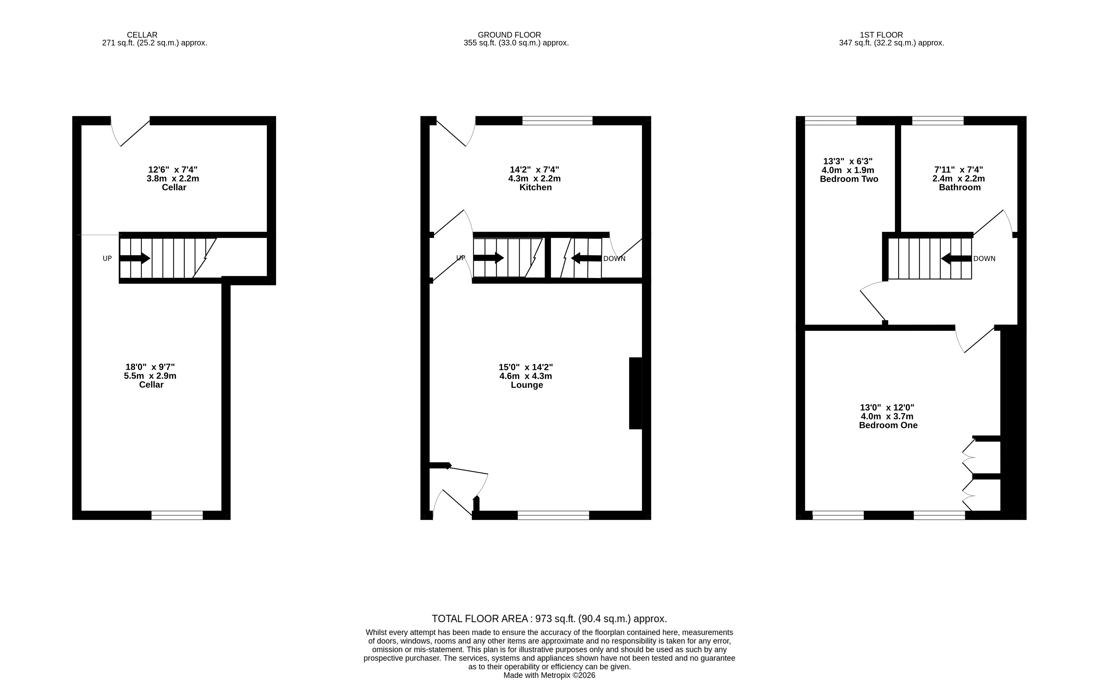 15, Carrs Street, Huddersfield floorplan