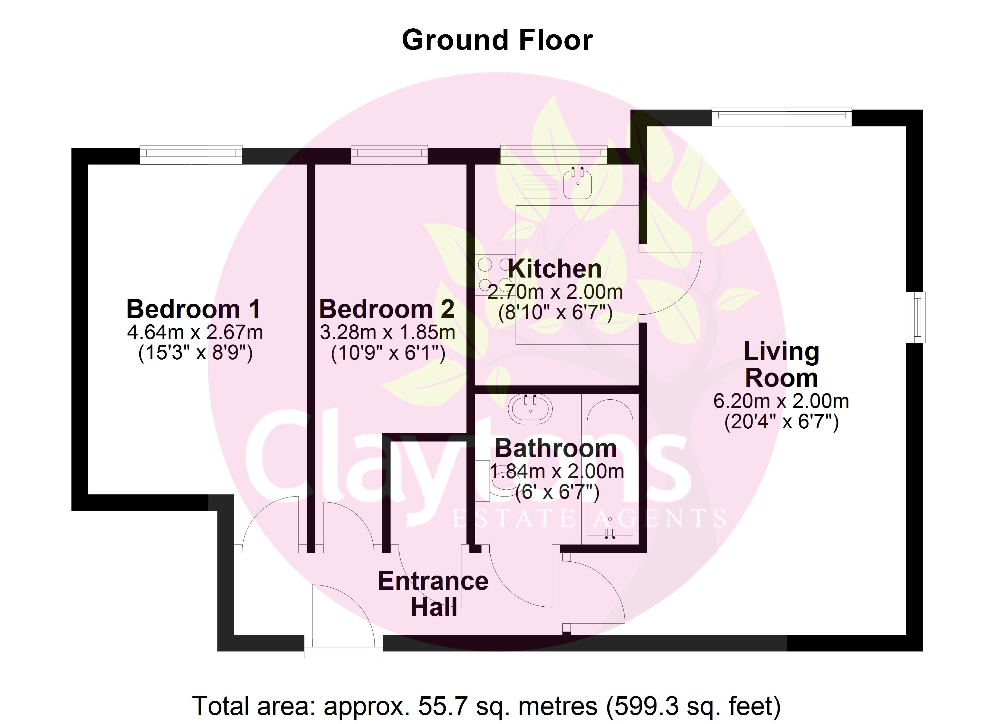 51 Beken Court, First Avenue, Watford floorplan
