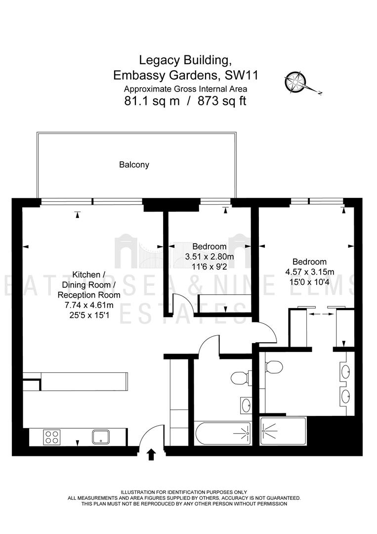 Legacy Building, Embassy Gardens floorplan