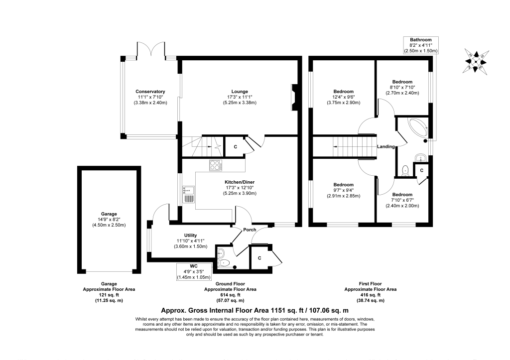 11, Lyndhurst Drive, Chelmsford floorplan