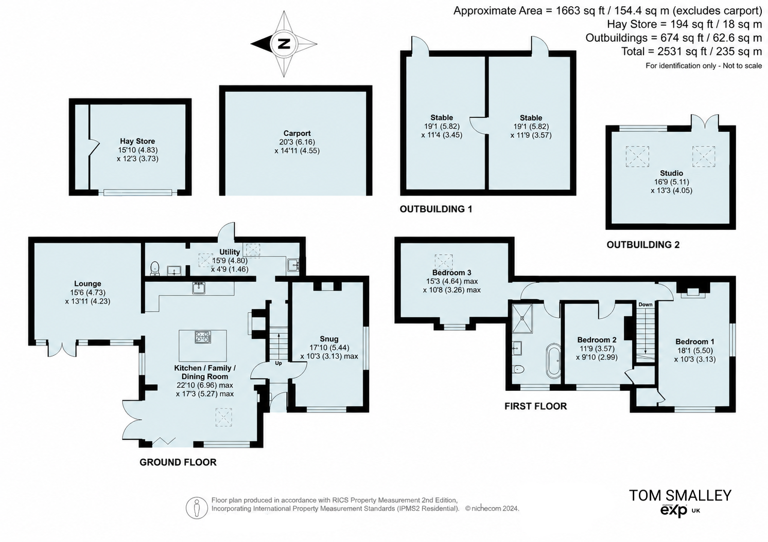 Chestnuts, Sidmouth floorplan