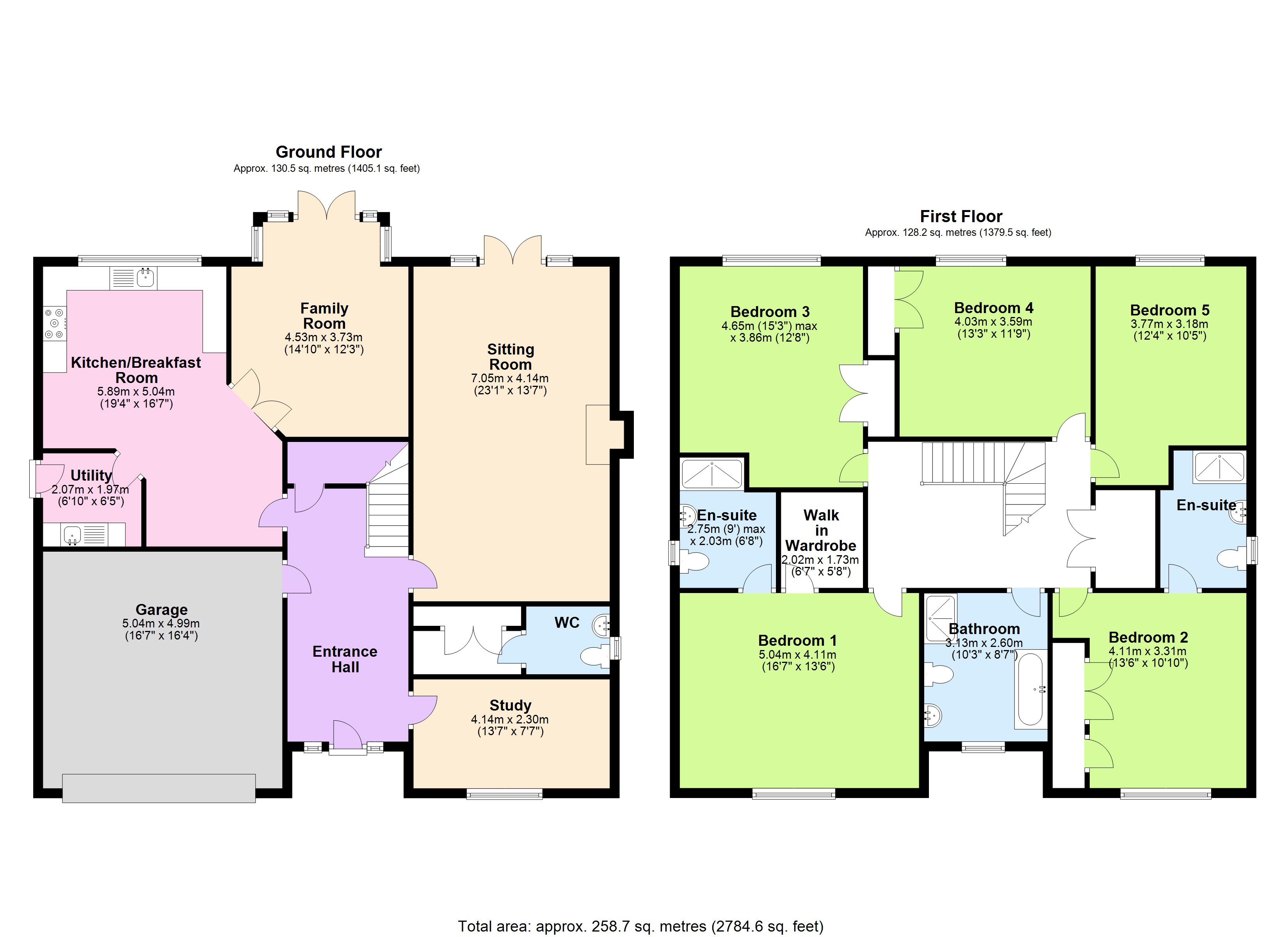 5 Bedrooms Detached house for sale in Brook Farm Close, Thorley, Bishop's Stortford CM23