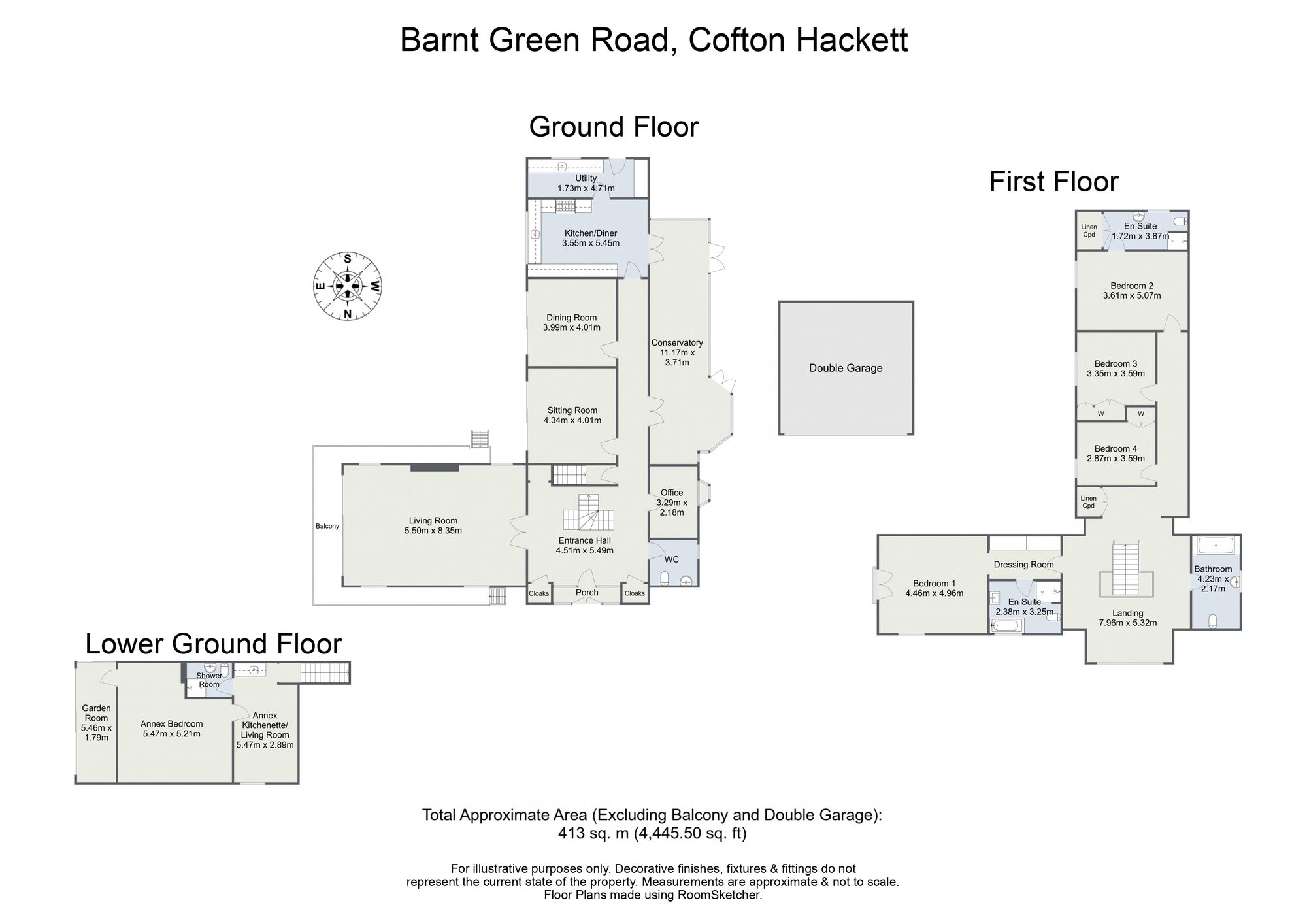 125 Barnt Green Road, Birmingham floorplan