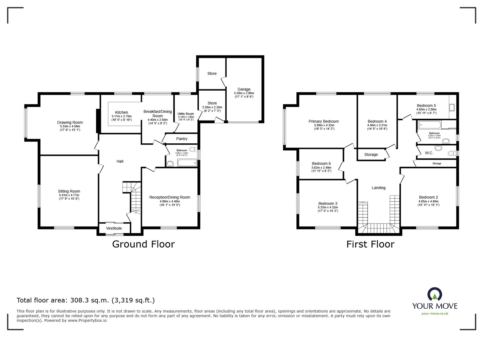 Sandal Wood House,, Burgh-by-Sands, Cumbria floorplan