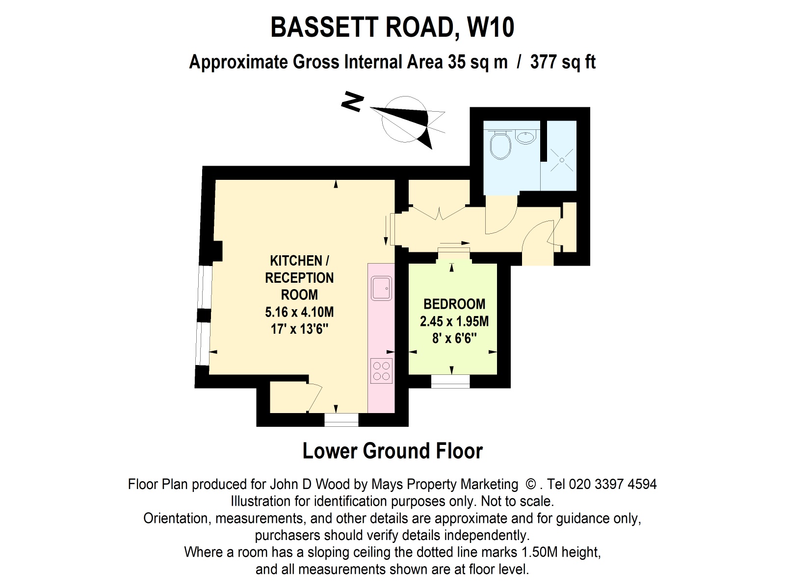 Bassett Road, London floorplan