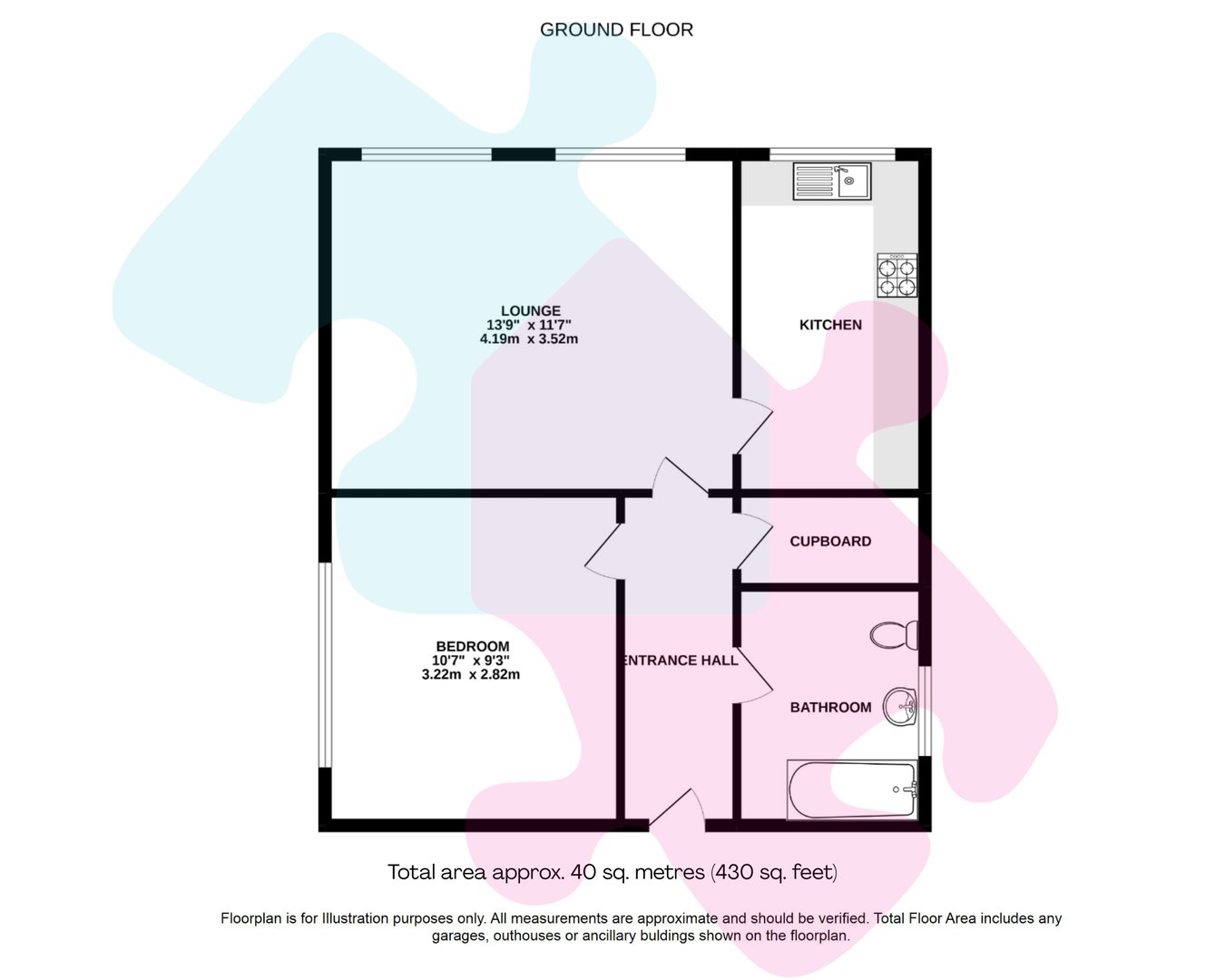 17, Woodlands Court, SANDHURST floorplan
