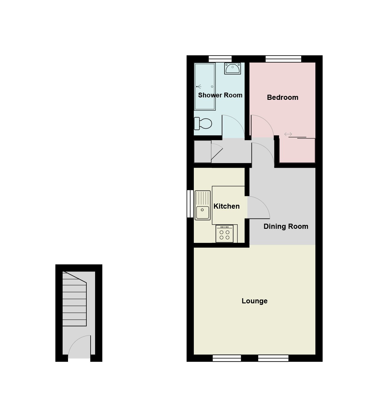 1 Bedrooms Maisonette for sale in Sissinghurst Close, Pound Hill, Crawley RH10