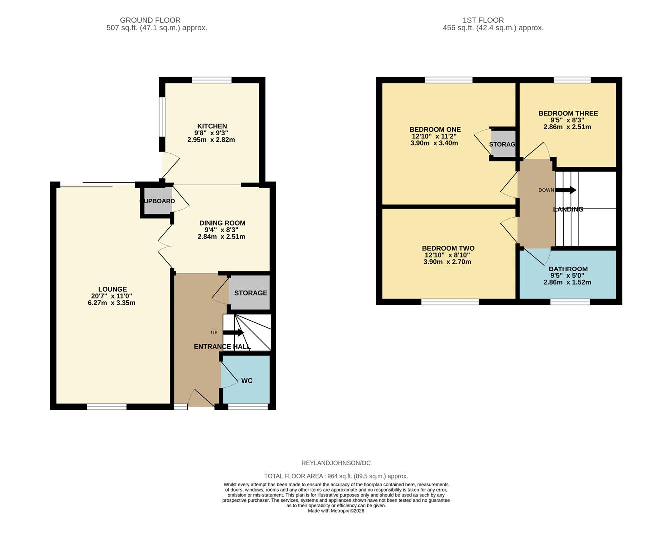 40, Orchard Croft, Harlow floorplan
