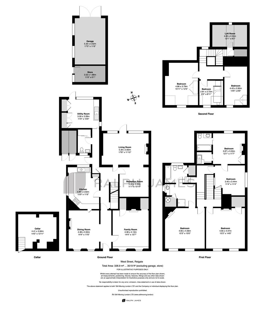 Old West Street House, 38, West Street, Reigate floorplan