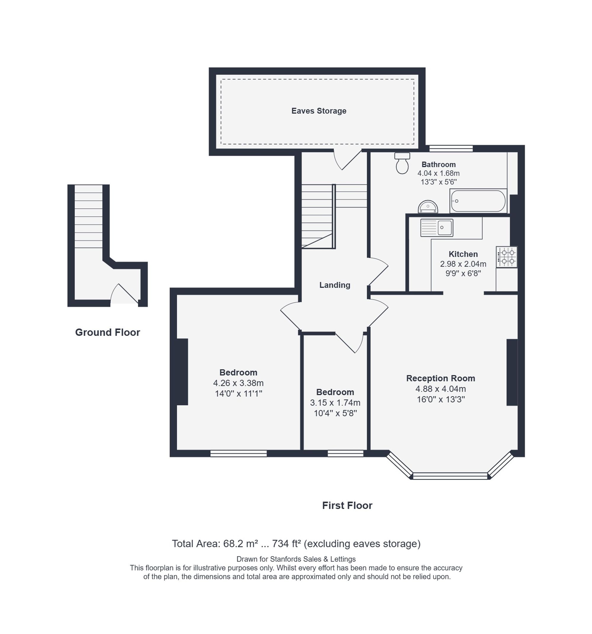 Flat 2, 4 Nelgarde Road, London floorplan