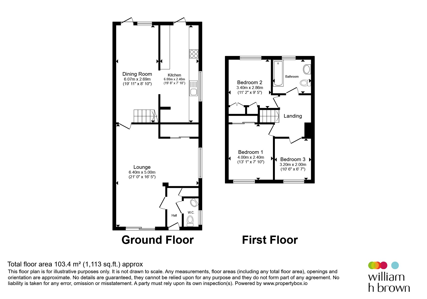 83, Vicarage Road, WARE floorplan