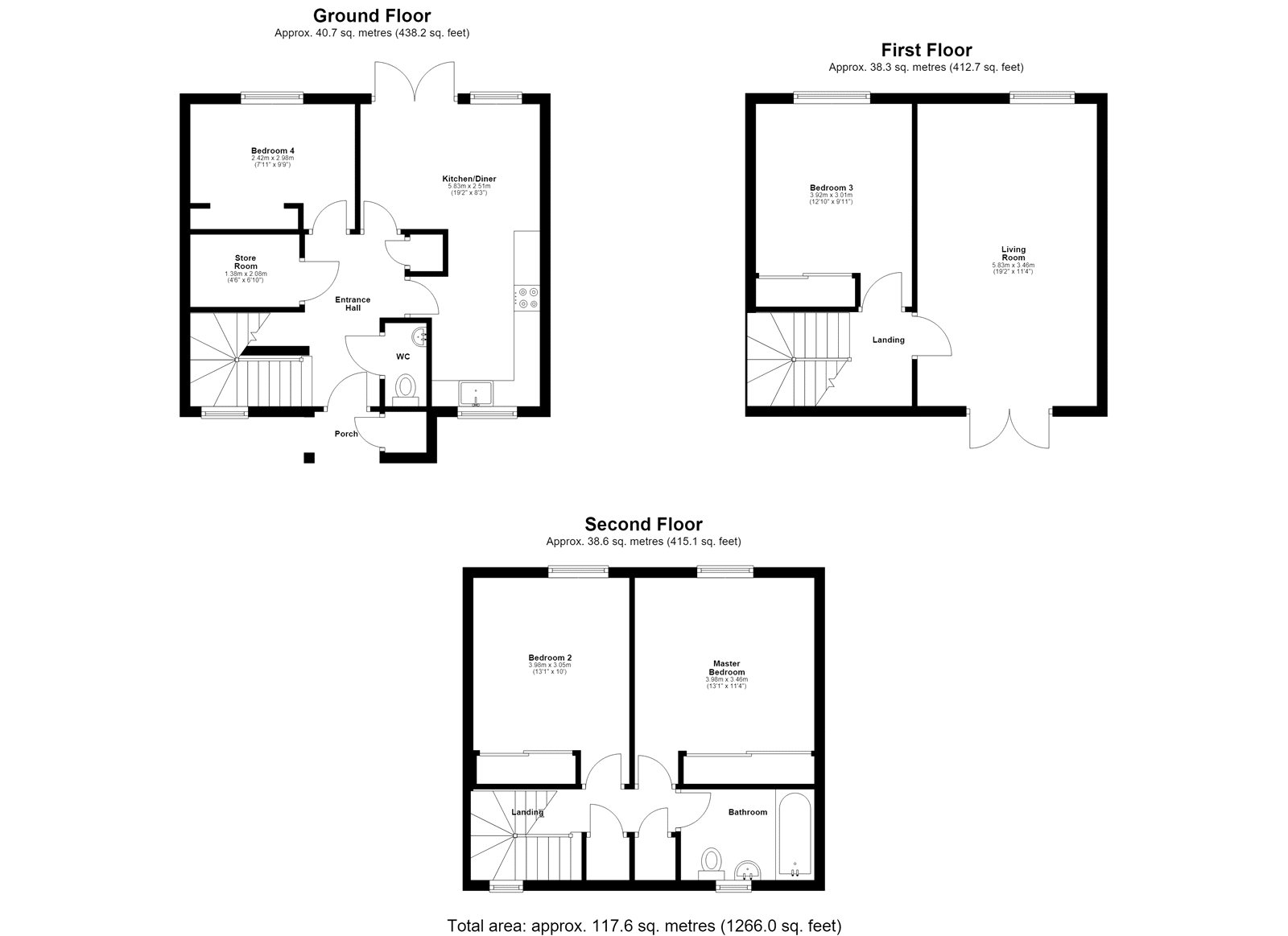 31, Armourer Drive, Milton Keynes floorplan