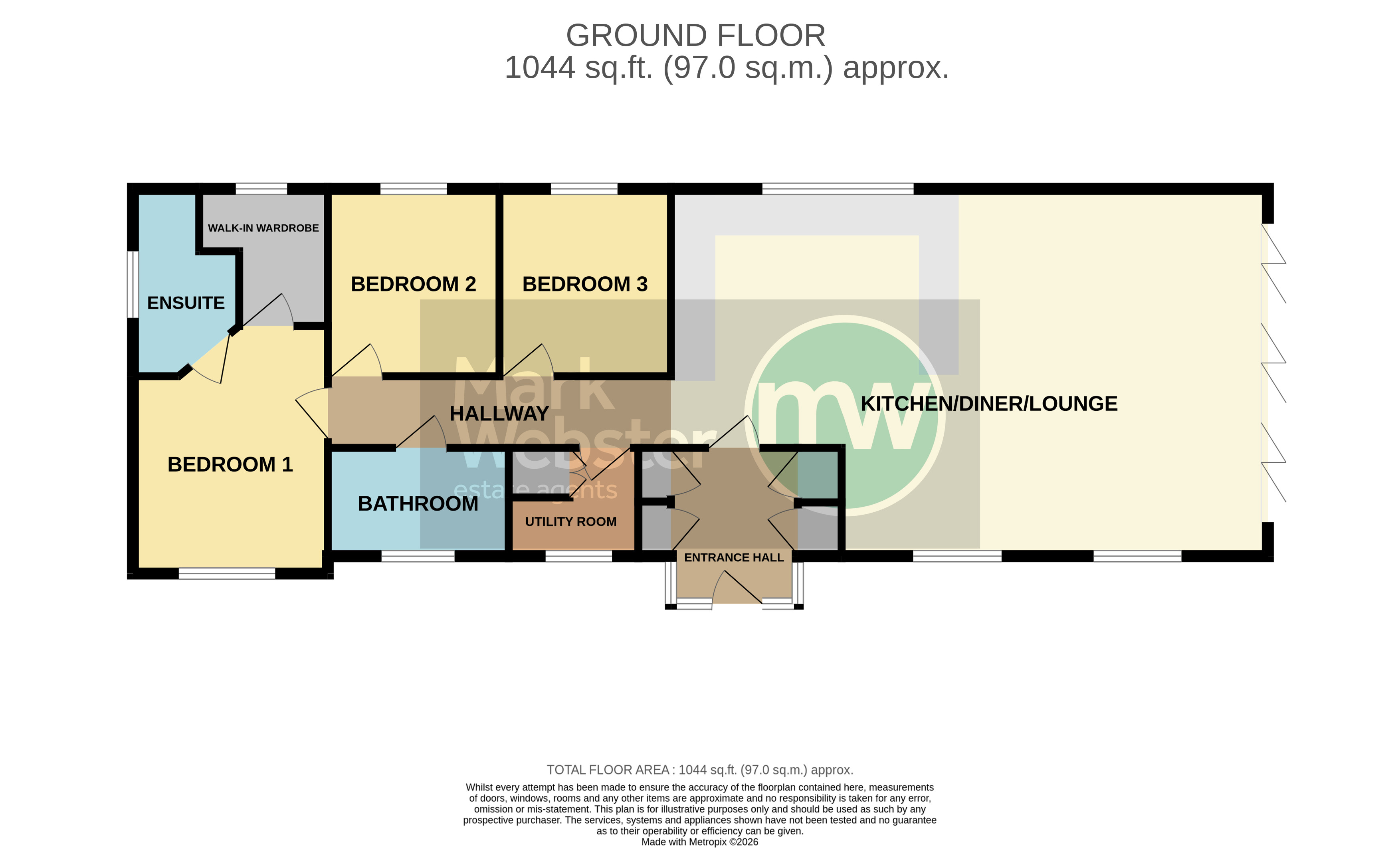 1 Willow Brook, Moorwood Lane, Nuneaton floorplan