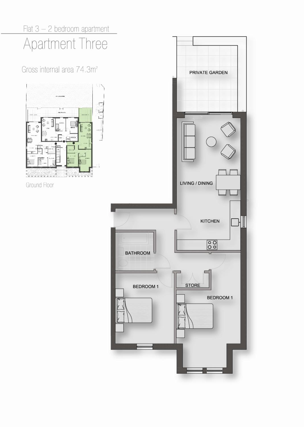 2 Bedrooms Flat for sale in Dennett Road, Croydon CR0