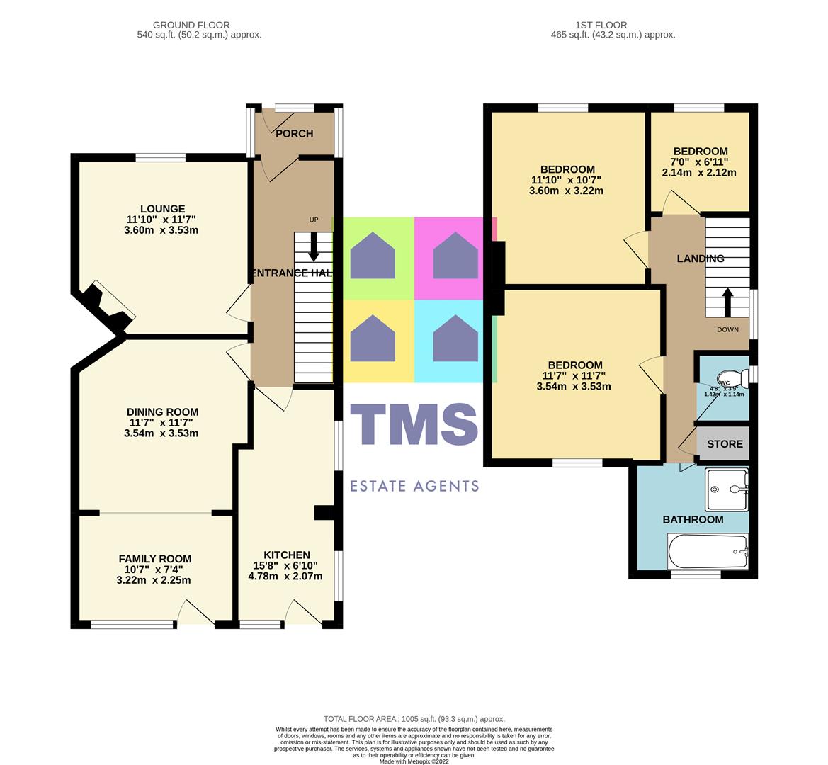 46, Brooke Avenue, Margate floorplan