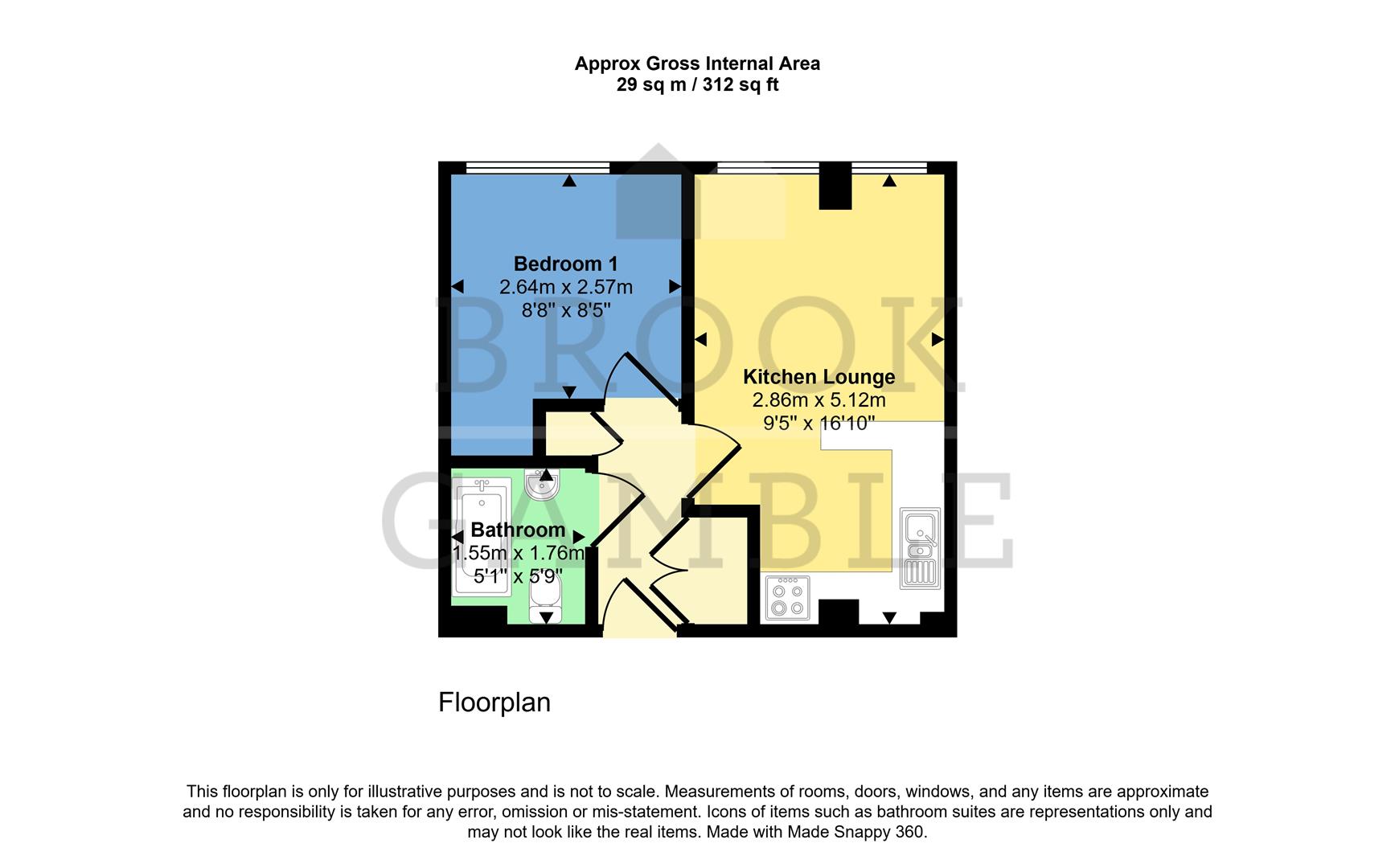 66 The Upperton, Upperton Road, Eastbourne floorplan