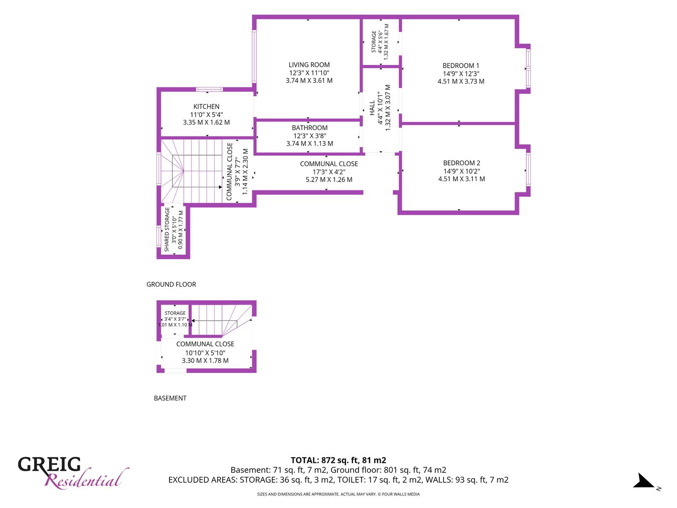 Flat 4, 12, Jeffrey Street, Kilmarnock floorplan