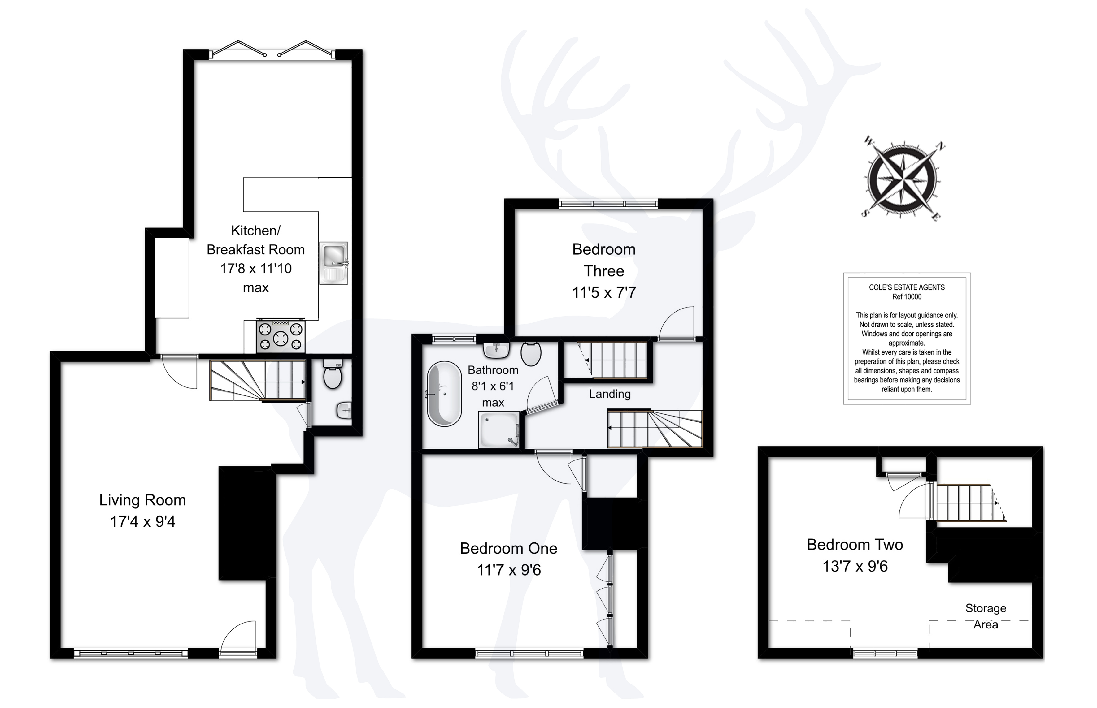 3 Bedrooms Terraced house for sale in High Street, Hartfield TN7