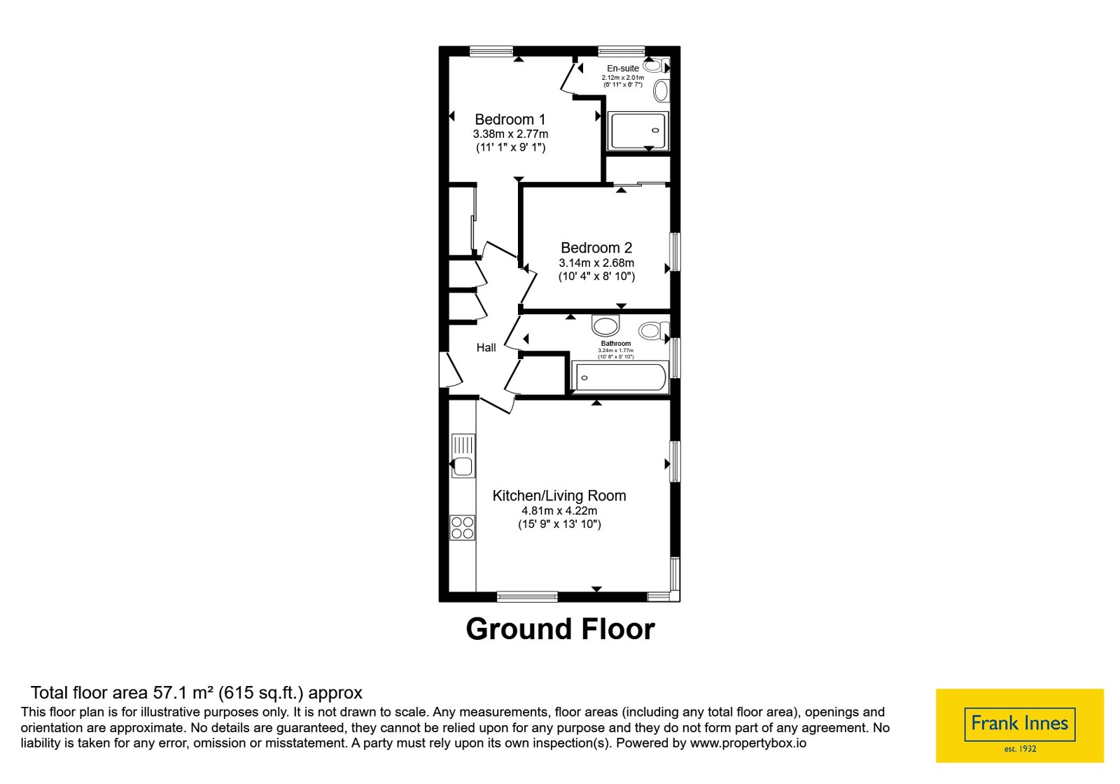 106, Deane Road, Nottinghamshire floorplan
