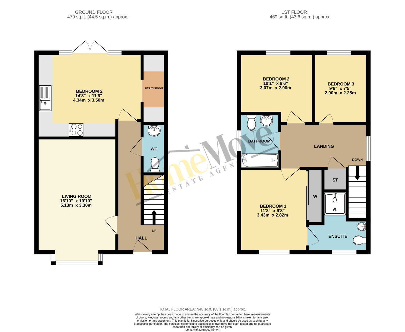 26, Pollards Road, Leicester floorplan