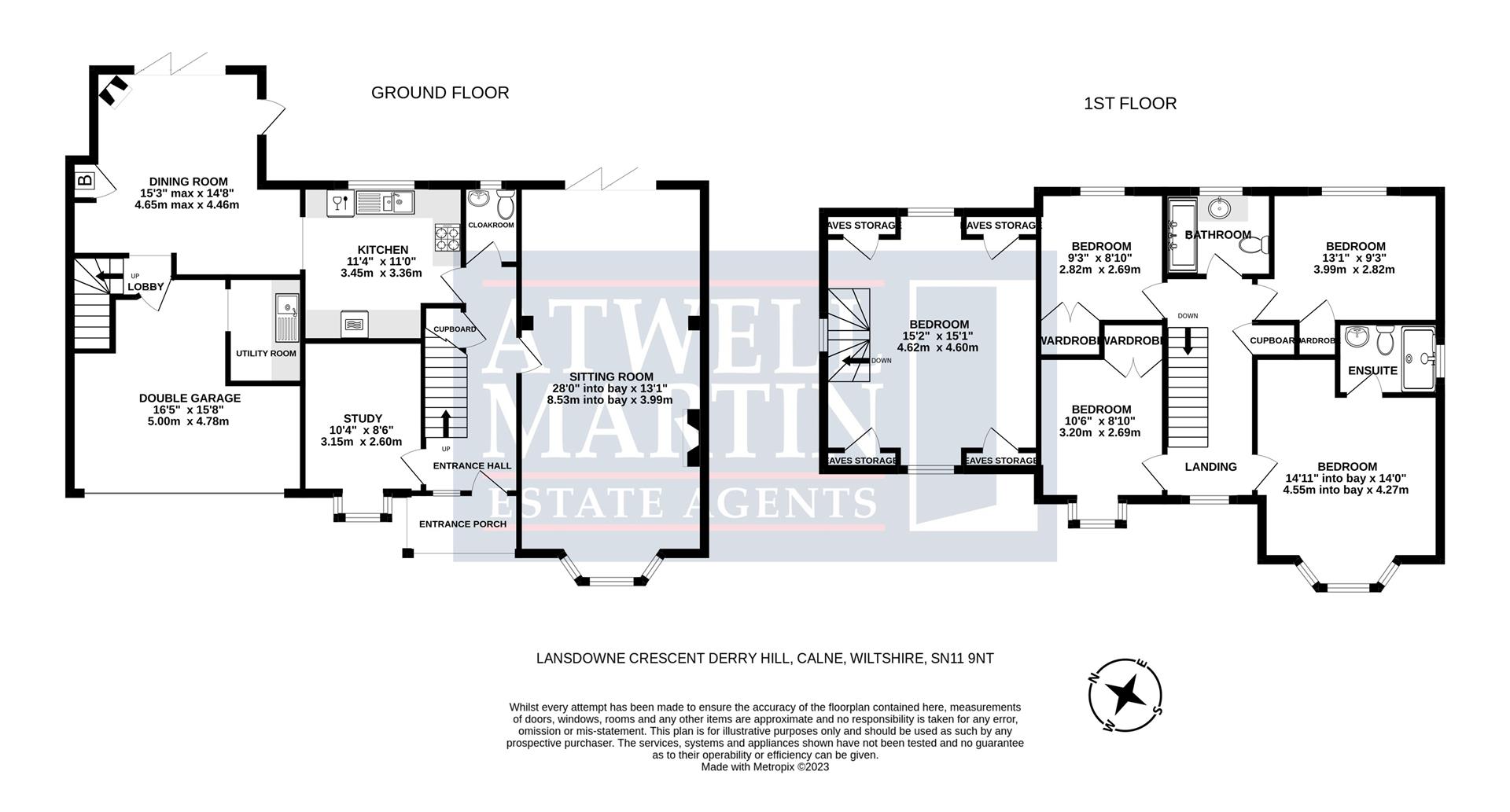 Lansdowne Crescent, Derry Hill, Calne SN11, 5 bedroom detached house