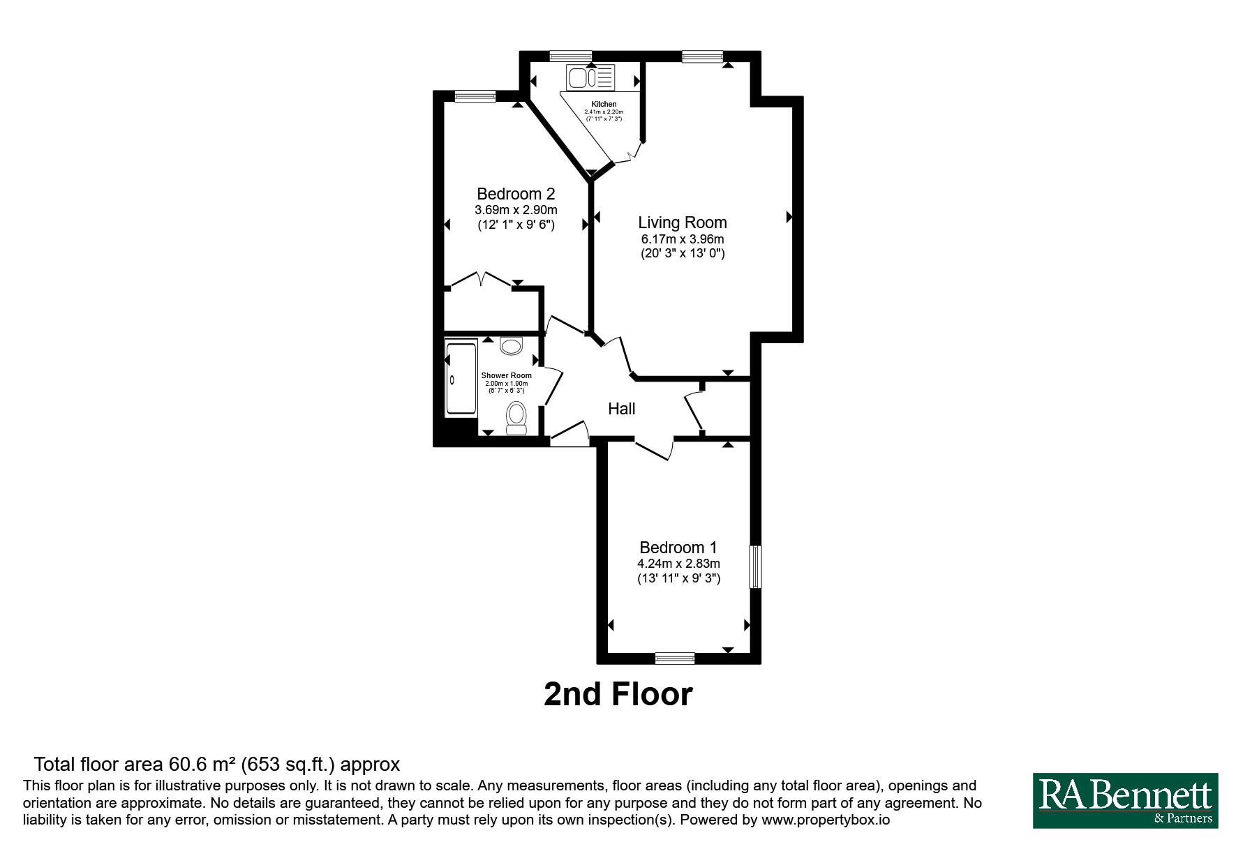 40, Swan Court, Stratford-upon-Avon floorplan