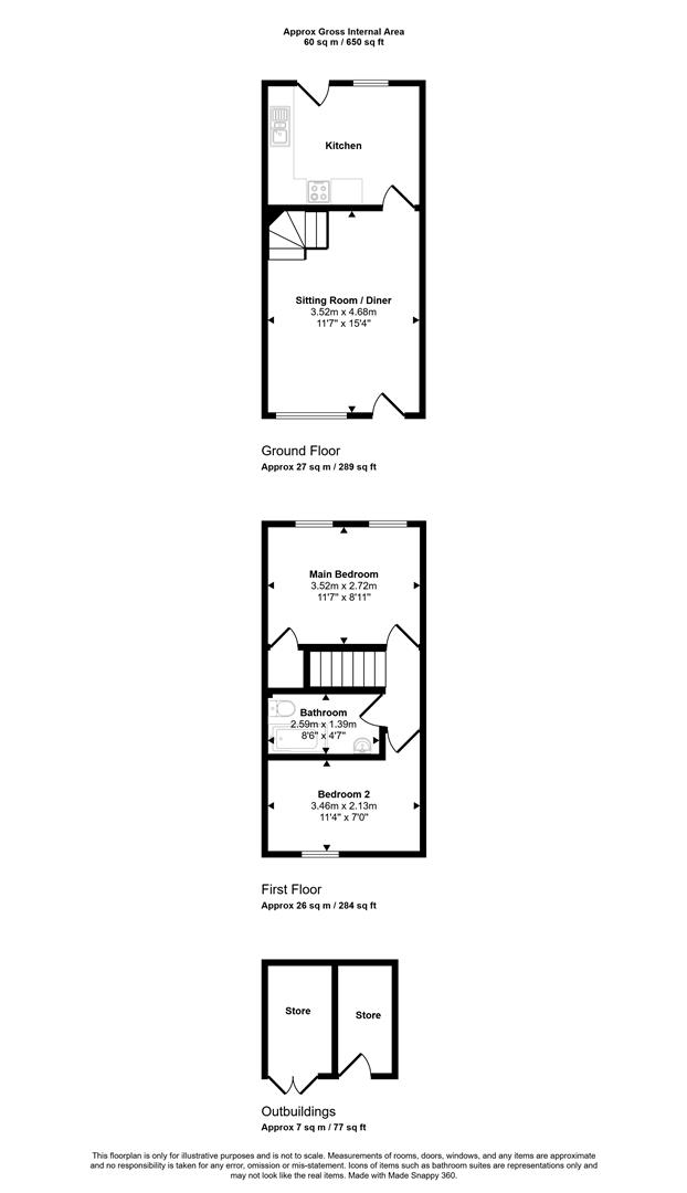 43, Townsend Green, Henstridge floorplan