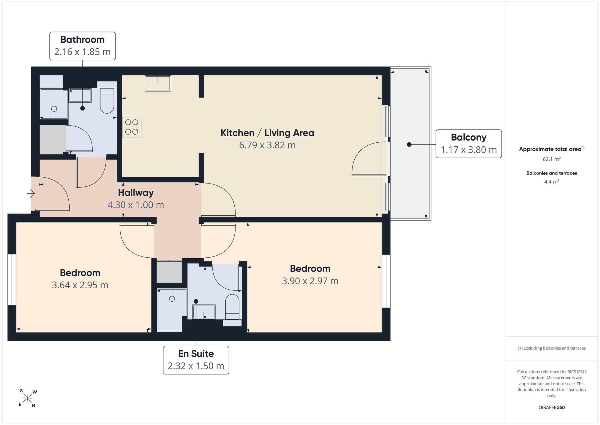 69 Willbrook House Worsdell Drive, Gateshead floorplan