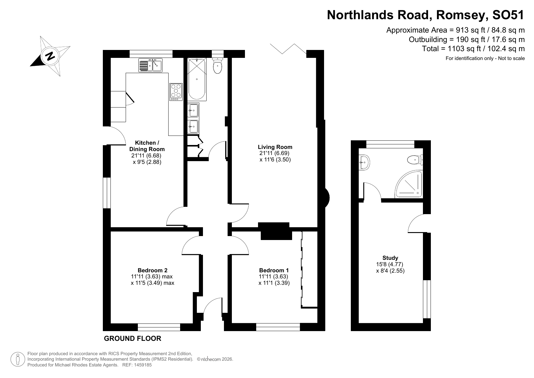 4, Northlands Road, Hampshire floorplan