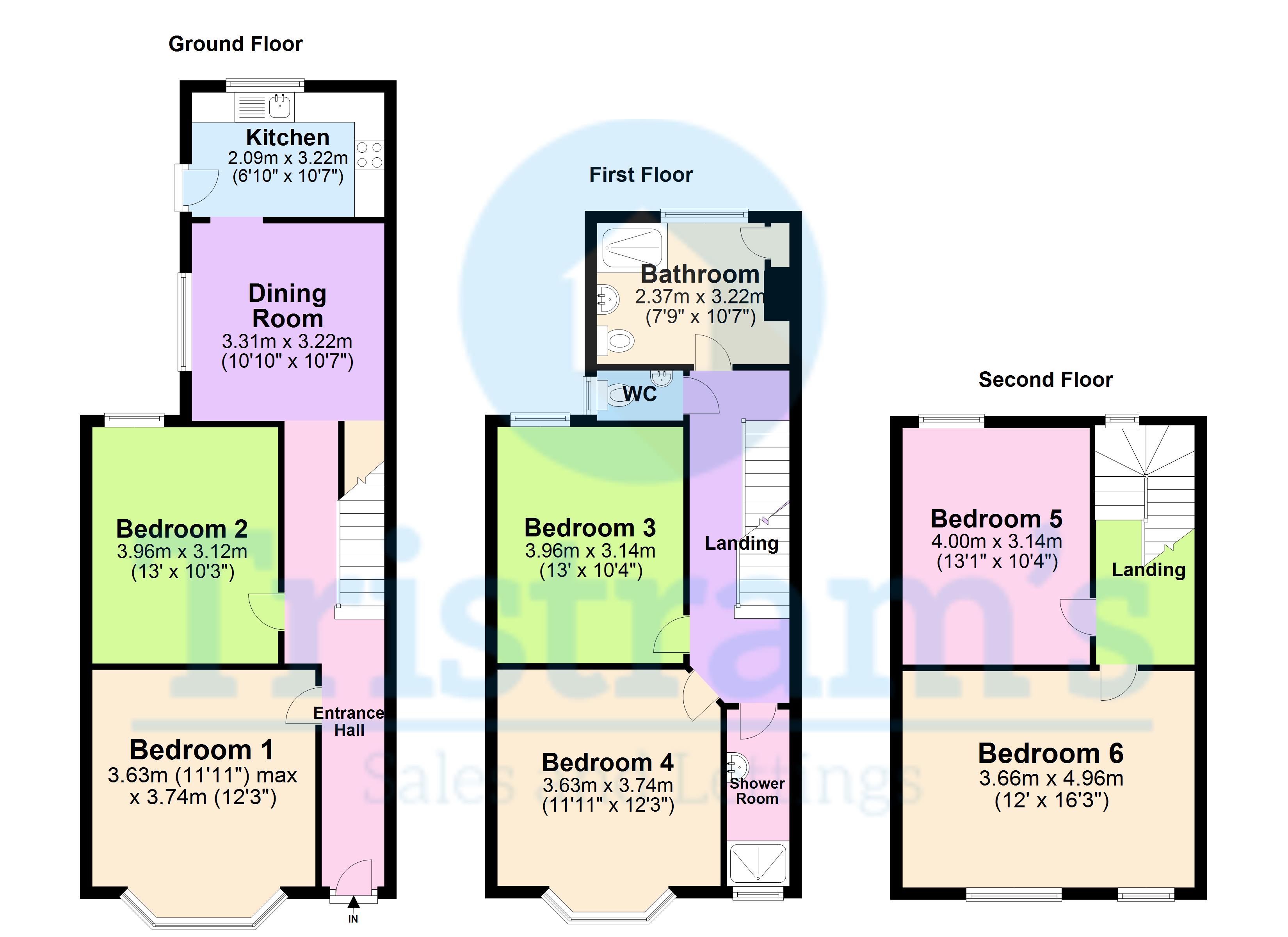 134, Wilford Grove, Nottingham floorplan