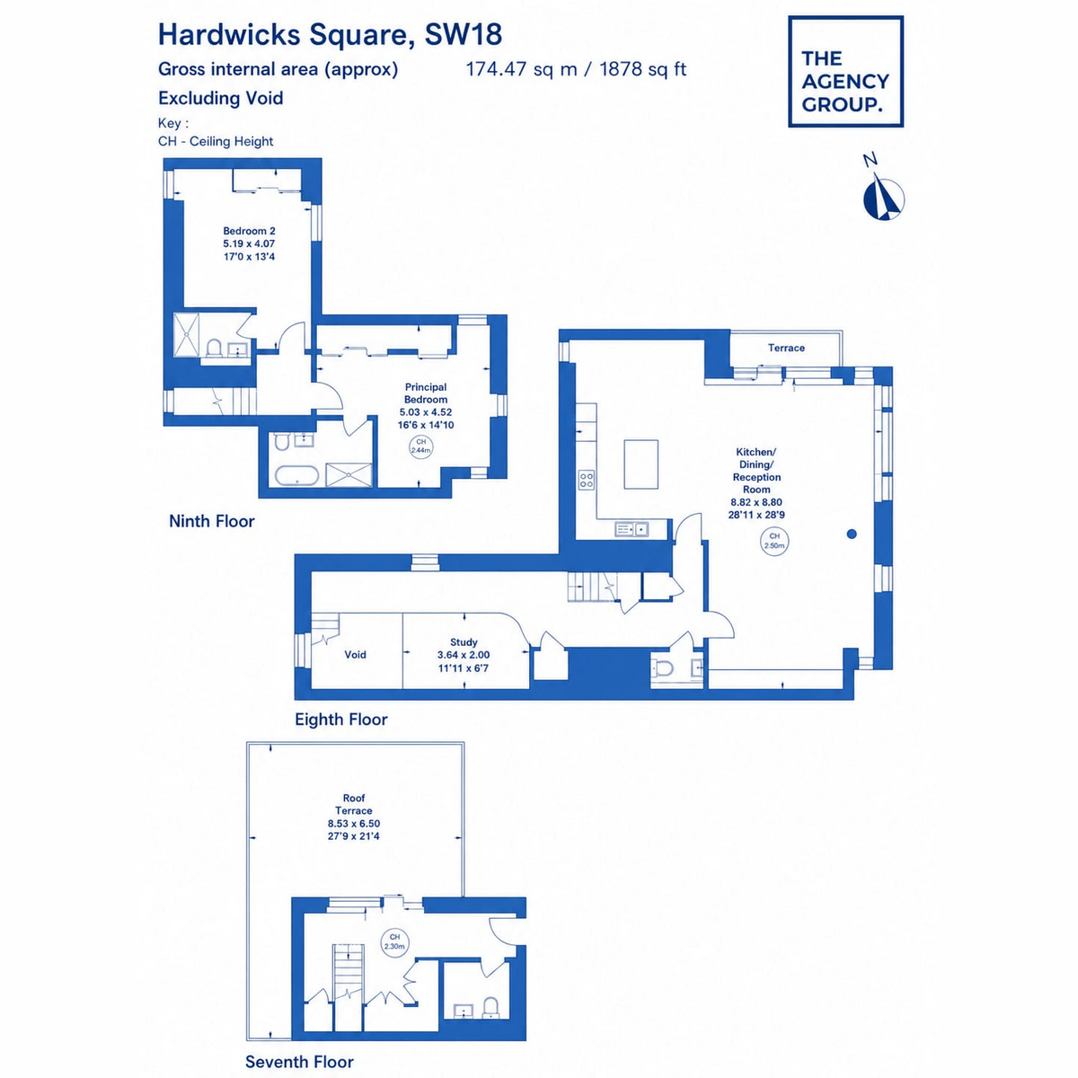 Flat Apartment 56, 2, Hardwicks Square, London floorplan