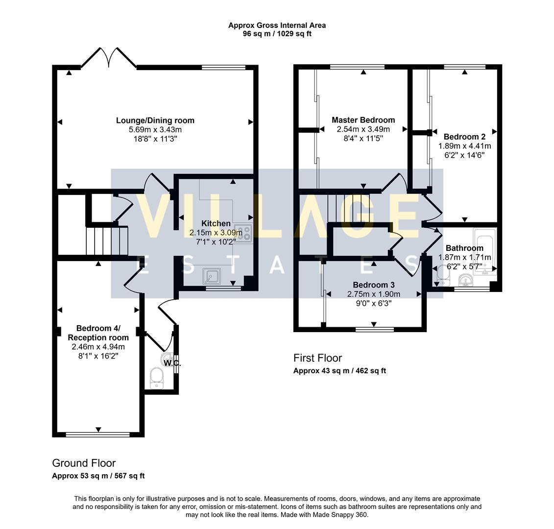 10, Clifton Way, Borehamwood floorplan