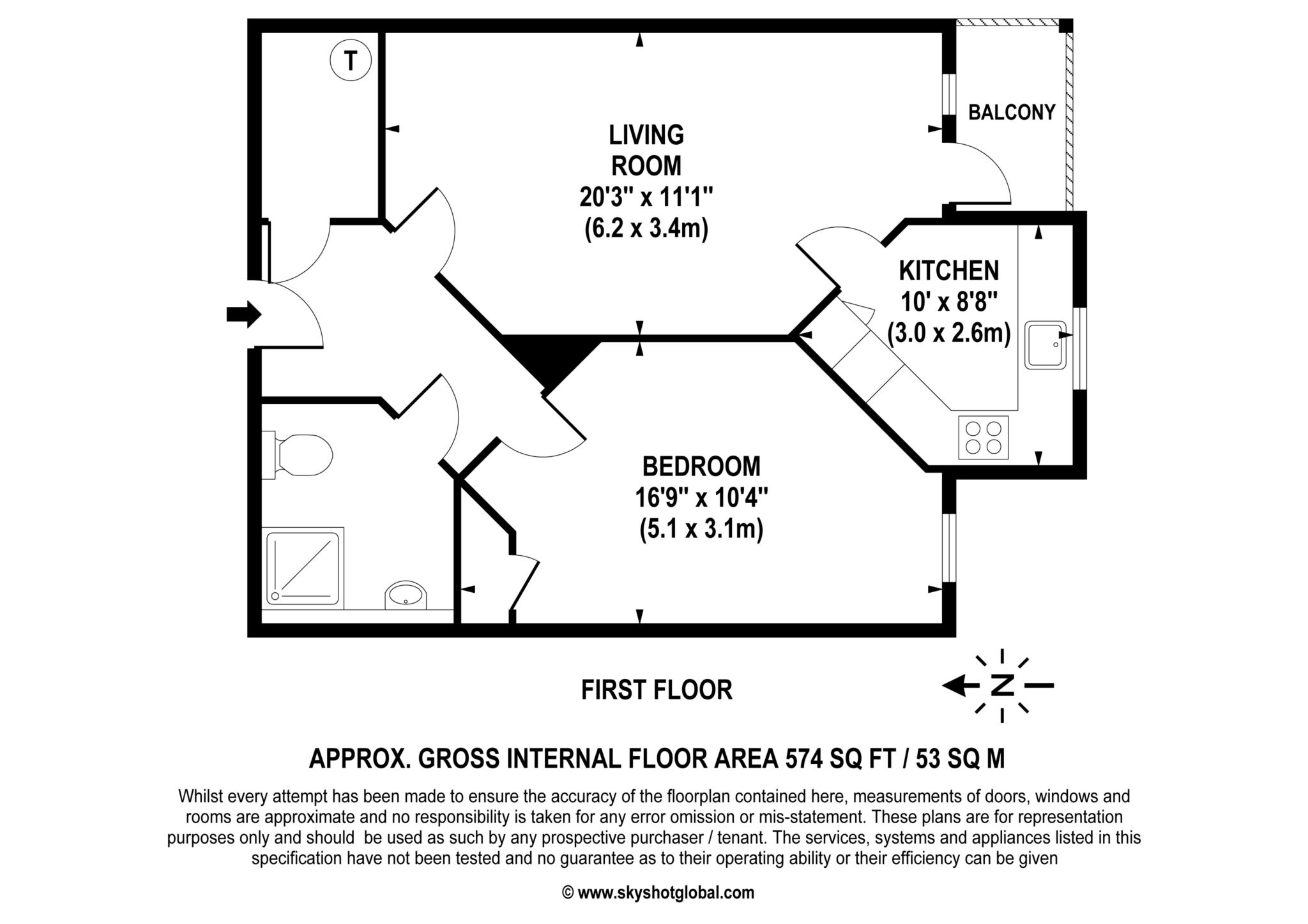 100 Birch Place, Dukes Ride, Crowthorne floorplan
