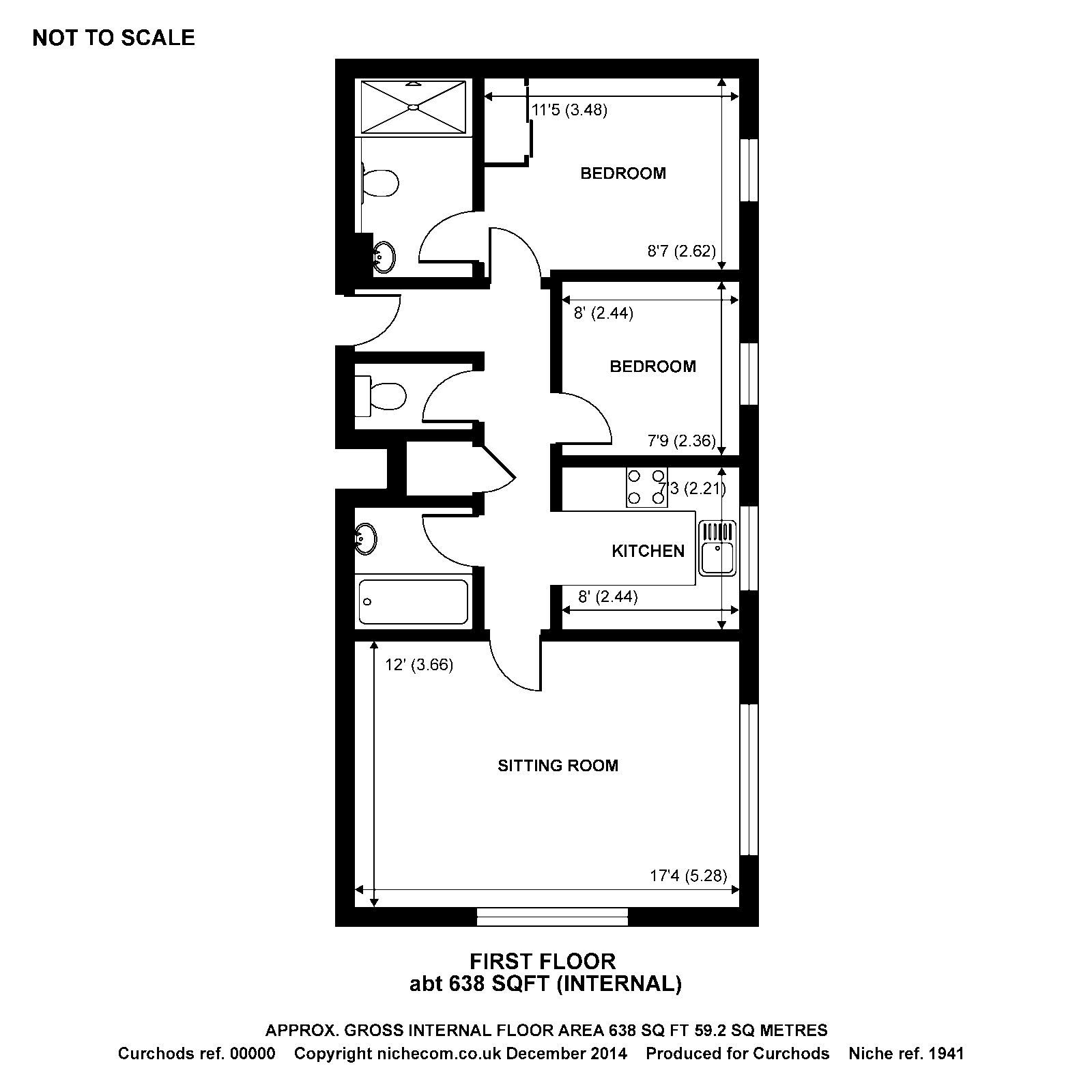 2 Bedrooms Flat to rent in Ellesmere Road, Weybridge KT13