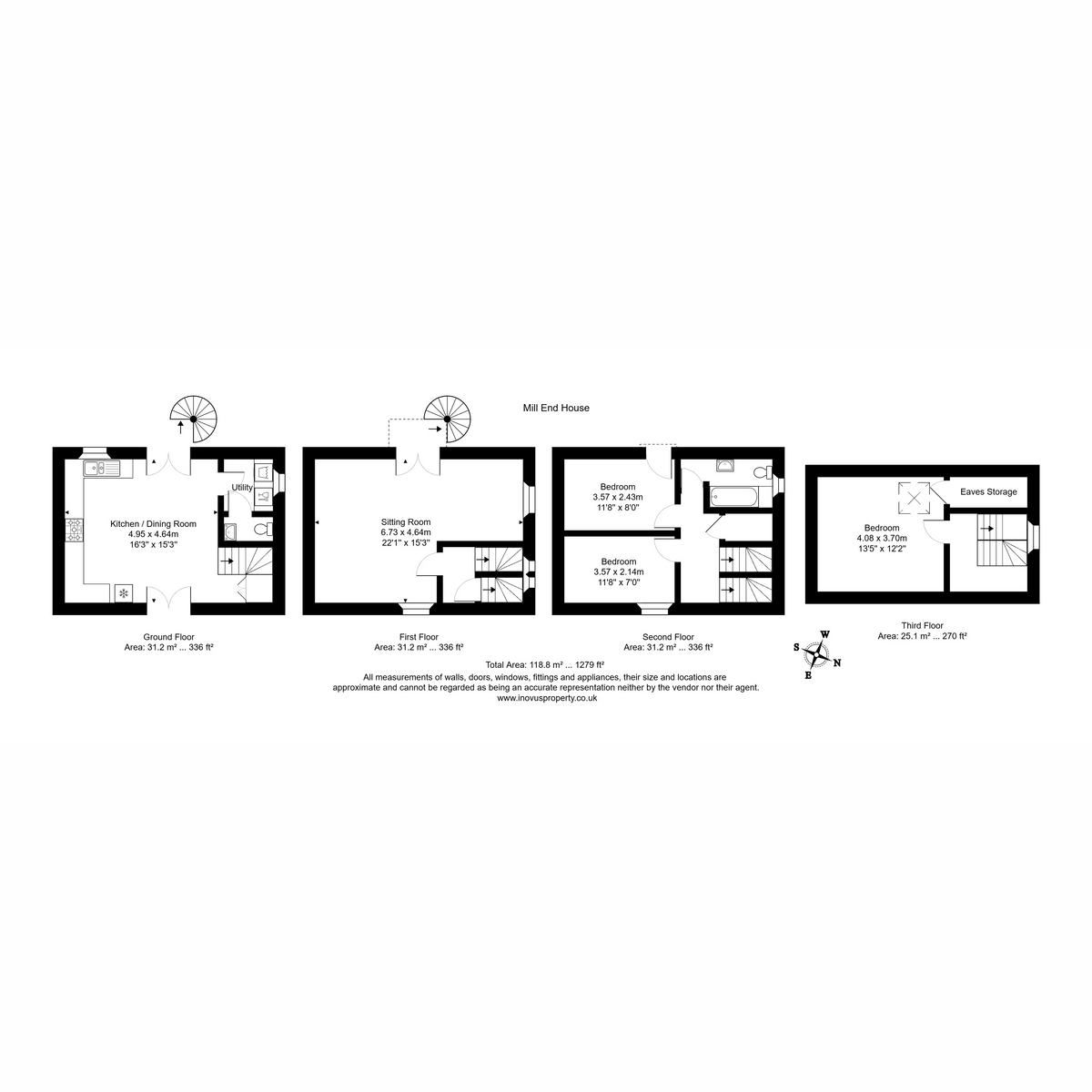 1e, Mill End House, Wells floorplan