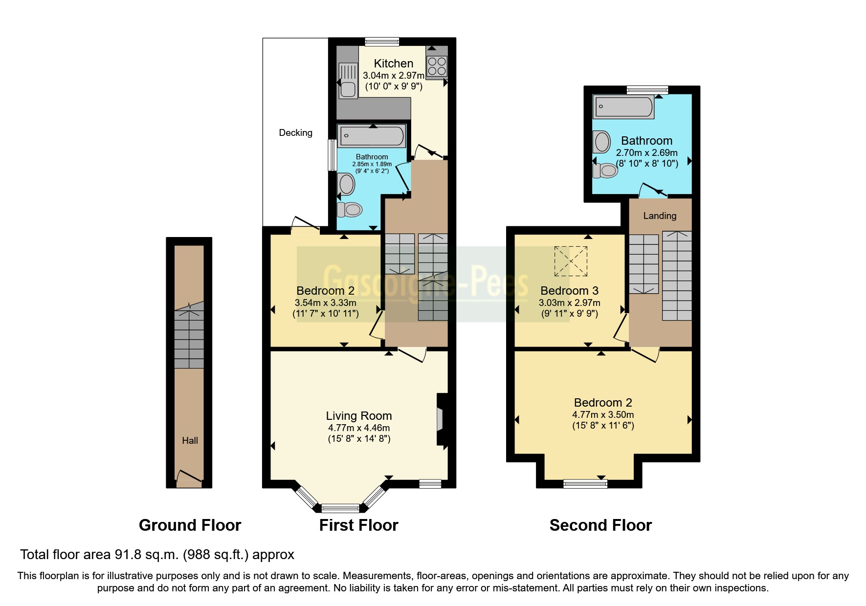 Richmond Road, Kingston Upon Thames KT2, 3 bedroom flat for sale