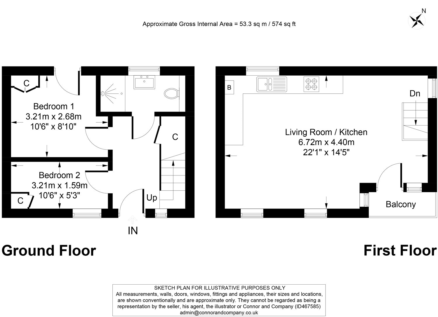 4, Pittville Mews, Gloucestershire floorplan