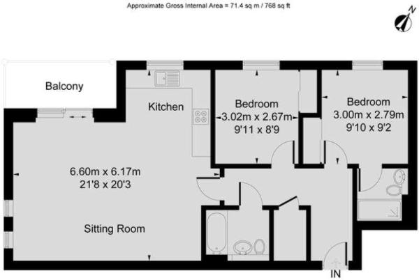 2 Bedrooms Flat to rent in Angus Court, Thame OX9