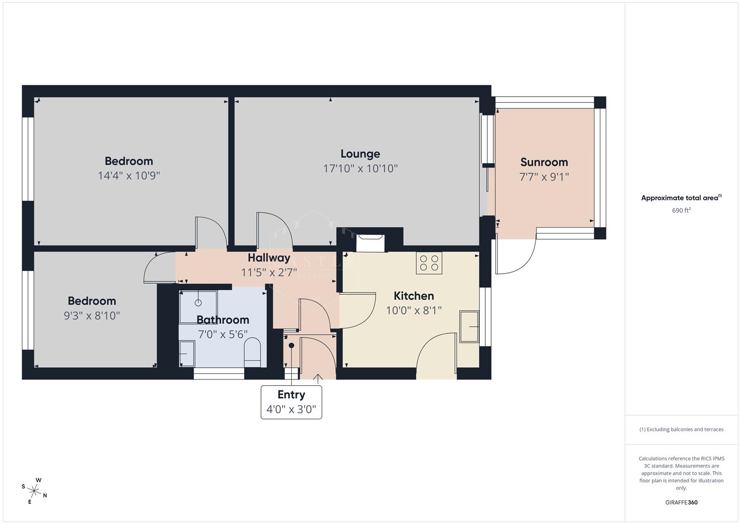 6, Battledown Close, Hinckley floorplan
