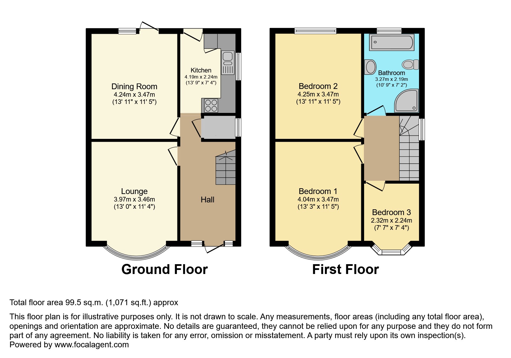 Henhurst Hill, BurtonOnTrent DE13, 3 bedroom semidetached house for