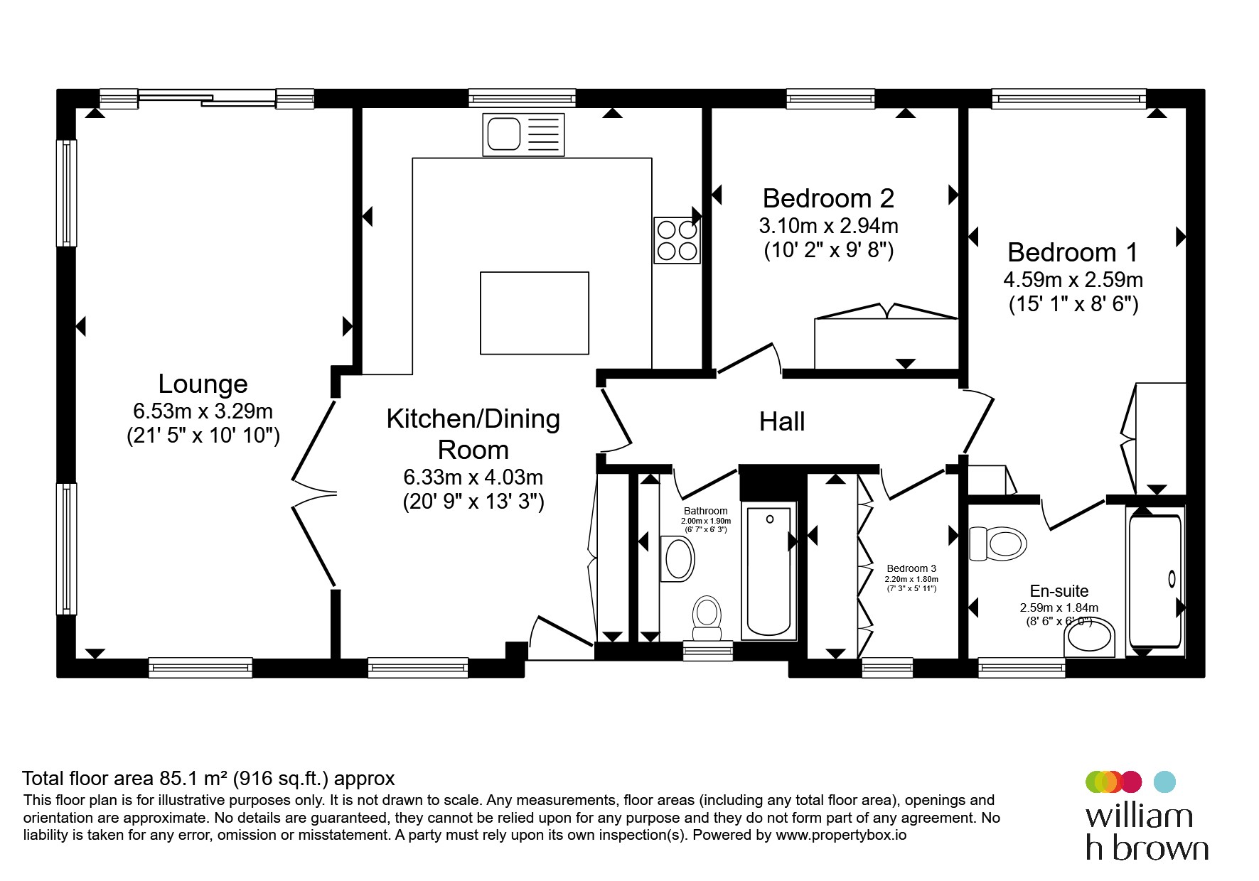 Cliff Lane, Grantham floorplan